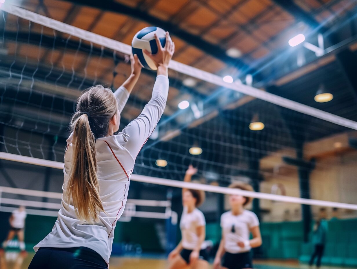 volleyball player preparing for match start, what does ms mean in volleyball