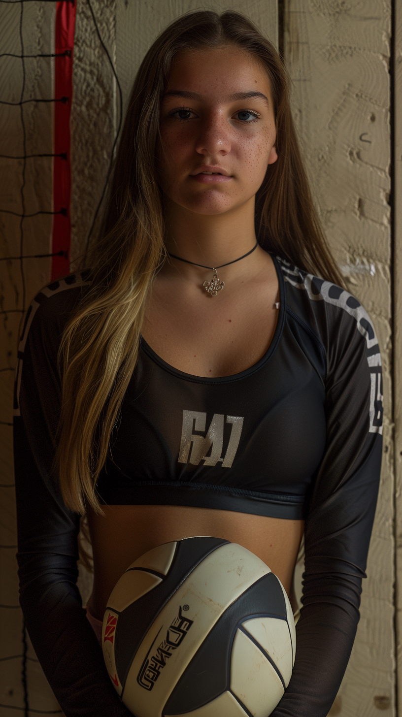 liliana brisco volleyball of san antonio magic, profile picture in uniform, lili brisco